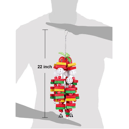 Bird Toys For Parrots Wooden Parrot Supplies Gray Parrot Birds Alex Sun Biting Stairs Swing Wood Bird Toy Swing Banana Bunches