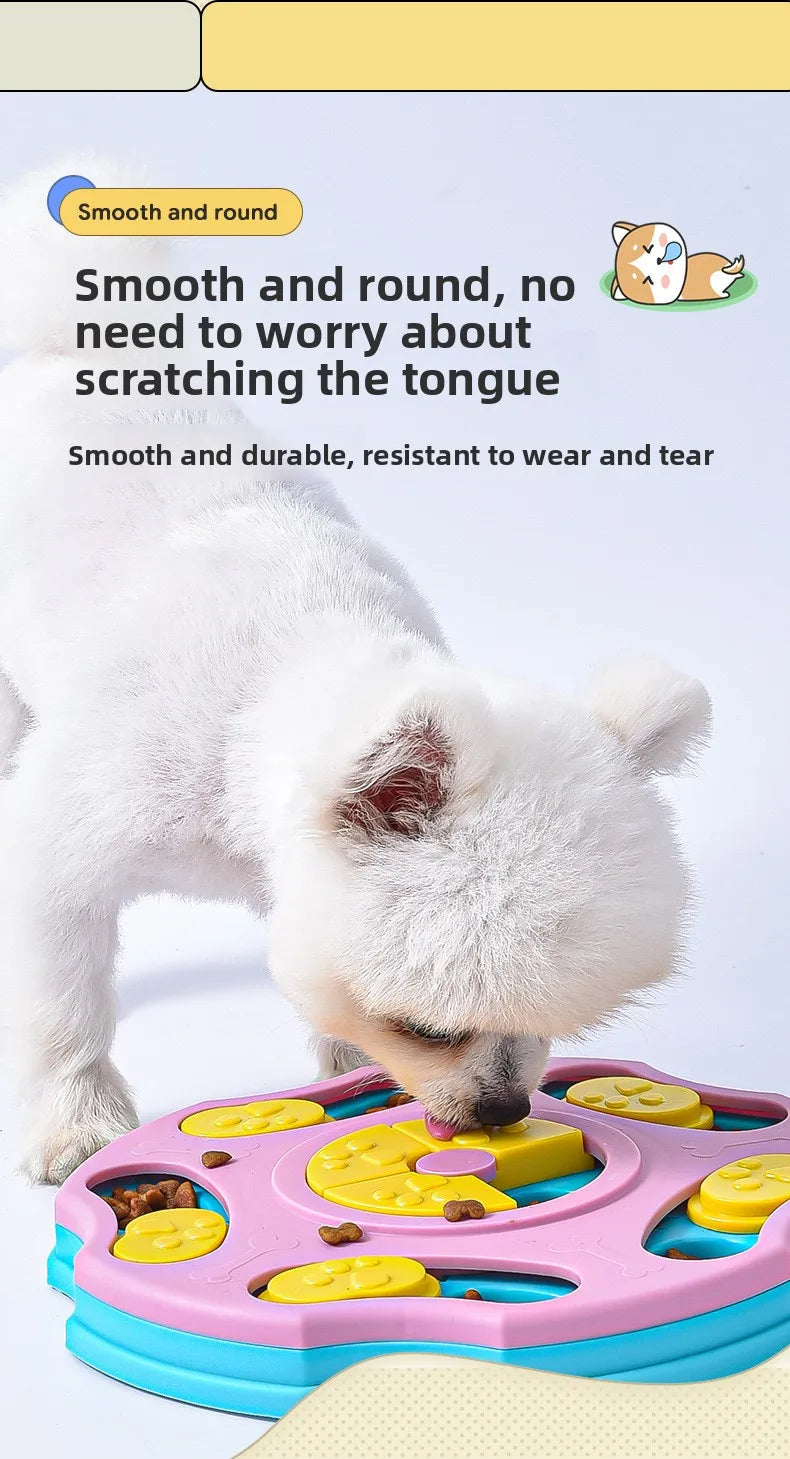 Dog Puzzle Toys Slow Feeder Interactive Increase Puppy IQ Food Dispenser Slowly Eating NonSlip Bowl Pet Cat Dogs Training Game
