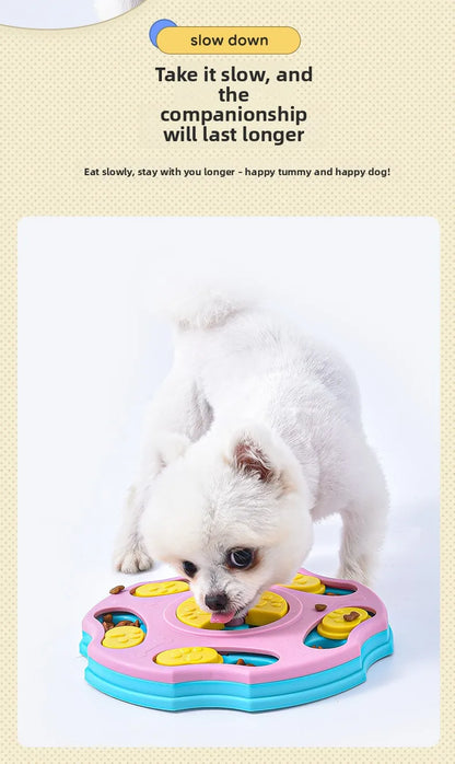 Dog Puzzle Toys Slow Feeder Interactive Increase Puppy IQ Food Dispenser Slowly Eating NonSlip Bowl Pet Cat Dogs Training Game