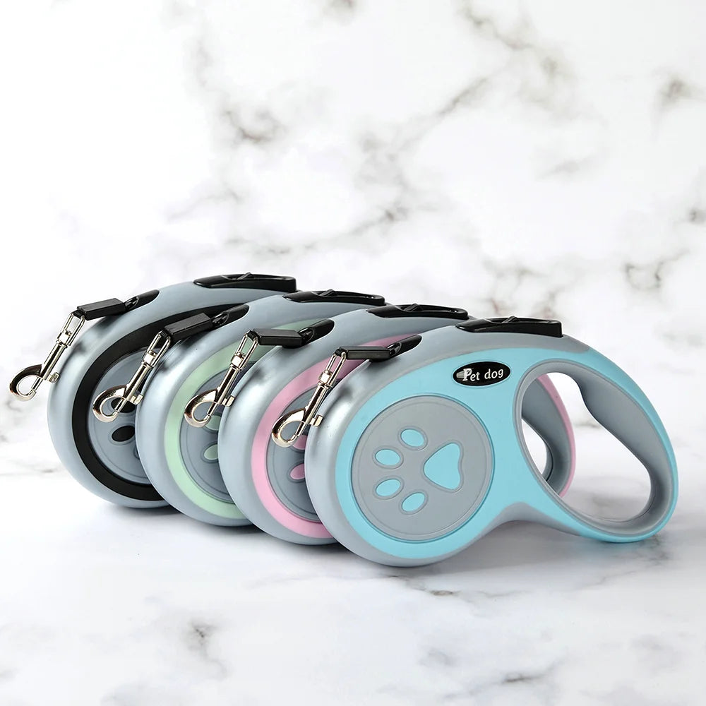 3/5M Dog Leash For Small Medium Large Dogs Cat Puppy Lead Extending Automatic Retractable Outdoor Walking Pet Labrador Supplies