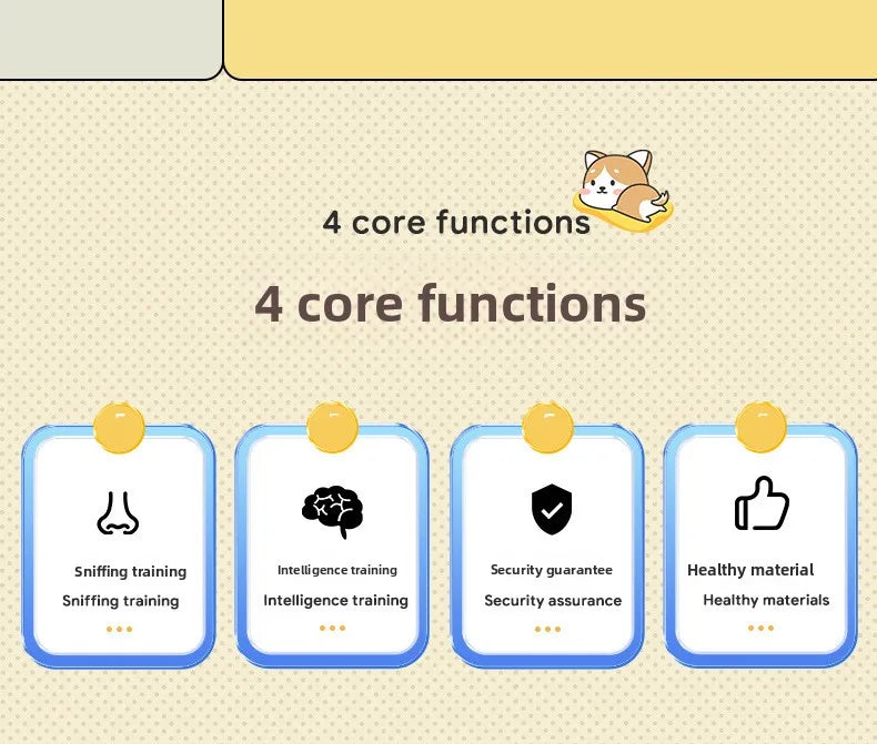 Dog Puzzle Toys Slow Feeder Interactive Increase Puppy IQ Food Dispenser Slowly Eating NonSlip Bowl Pet Cat Dogs Training Game