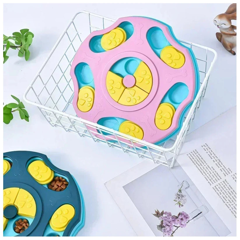 Dog Puzzle Toys Slow Feeder Interactive Increase Puppy IQ Food Dispenser Slowly Eating NonSlip Bowl Pet Cat Dogs Training Game