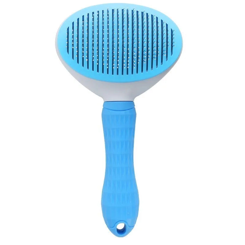 Dog Brush Cat Comb Pet Self Cleaning Hair Remover Brush For Dogs Cats Puppy Kitten Grooming Tools Dog Dematting Comb