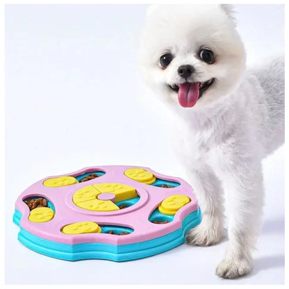 Dog Puzzle Toys Slow Feeder Interactive Increase Puppy IQ Food Dispenser Slowly Eating NonSlip Bowl Pet Cat Dogs Training Game